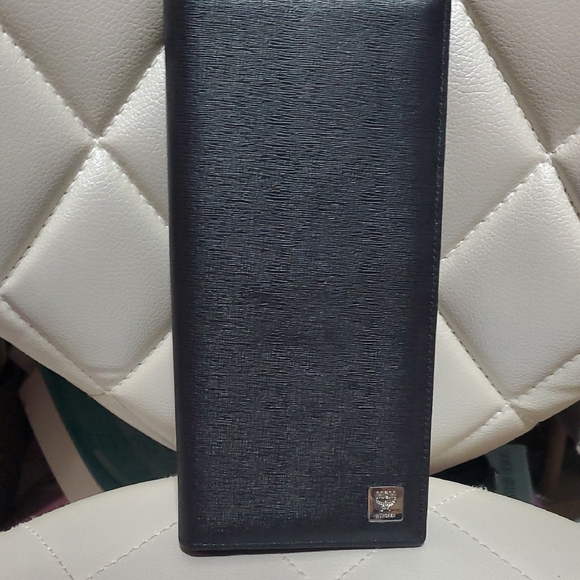 MCM Other - MCM Black Long Leather Card & Key Holder